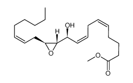 Methyl (10S,11R,12S)-10-hydroxy-11,12,-epoxyeicosa-5(Z),8(Z),14(Z)-trienoate结构式