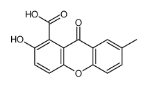 2-hydroxy-7-methyl-9-oxoxanthene-1-carboxylic acid Structure