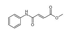 2-Butenoic acid, 4-oxo-4-(phenylamino)-, methyl ester Structure
