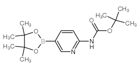 6-(Boc-氨基)吡啶-3-硼酸频哪醇酯结构式
