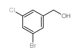 (3-溴-5-氯苯基)甲醇结构式