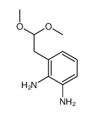 3-(2,2-dimethoxyethyl)benzene-1,2-diamine结构式