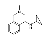 Cyclopropyl-(2-dimethylaminomethyl-benzyl)-amine Structure