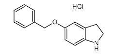 5-苄氧基吲哚盐酸盐结构式