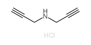 二(2-丙炔-1-基)胺盐酸盐结构式