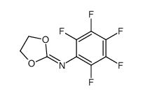 N-(2,3,4,5,6-pentafluorophenyl)-1,3-dioxolan-2-imine结构式
