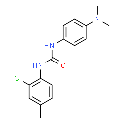 1-(2-chloro-p-tolyl)-3-[4-(dimethylamino)phenyl]urea结构式