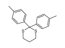 2,2-bis(4-methylphenyl)-1,3-dithiane结构式