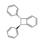 trans-1,2-diphenyl-1,2-dihydrocyclobutabenzene结构式