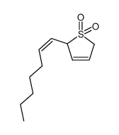 (Z)-2-(hept-1-en-1-yl)-2,5-dihydrothiophene 1,1-dioxide结构式