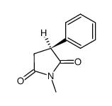 (S)-1-methyl-3-phenyl-2,5-pyrrolidinedione Structure