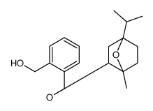 [2-[(1-methyl-4-propan-2-yl-7-oxabicyclo[2.2.1]heptan-2-yl)oxymethyl]phenyl]methanol Structure