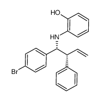 (R,R)-2-[1-(4-bromophenyl)-2-phenyl-but-3-enylamino]-phenol Structure