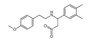 N-[2-(4-methoxyphenyl)ethyl]-3,4-dimethyl-(α-nitromethyl)benzenemethanamine Structure