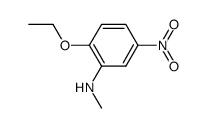 N-methyl-2-ethoxy-5-nitroaniline结构式