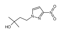 2-methyl-4-(3-nitro-pyrazol-1-yl)-butan-2-ol Structure