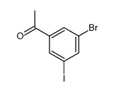 1-(3-Bromo-5-iodo-phenyl)-ethanone Structure