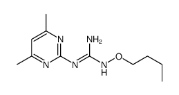 1-butoxy-2-(4,6-dimethylpyrimidin-2-yl)guanidine结构式
