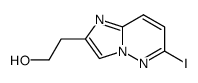 2-(6-iodoimidazo[1,2-b]pyridazin-2-yl)ethanol结构式