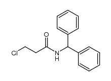 N-苯甲酰基-3-氯丙酰胺结构式