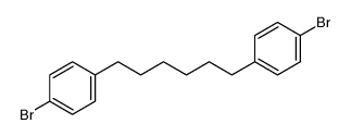 1-bromo-4-[6-(4-bromophenyl)hexyl]benzene Structure