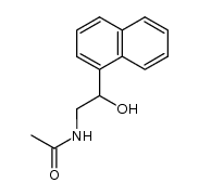 N-(2-hydroxy-2-[1]naphthyl-ethyl)-acetamide结构式
