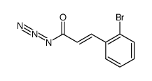 (E)-3-(2-bromophenyl)acryloyl azide结构式