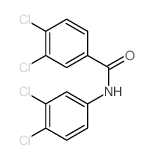 3,4-dichloro-N-(3,4-dichlorophenyl)benzamide结构式
