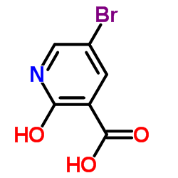 2-羟基-5-溴烟酸结构式