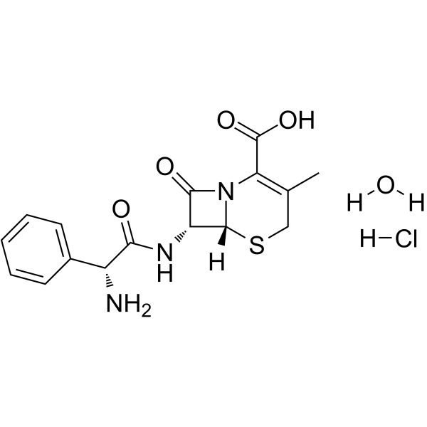Cephalexin monohydrochloride结构式