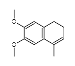 6,7-dimethoxy-4-methyl-1,2-dihydro-naphthalene Structure