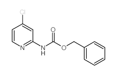 4-氯吡啶-2-氨基甲酸苄酯结构式