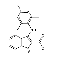 methyl 3-(mesitylamino)-1-oxo-1H-indene-2-carboxylate结构式