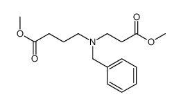 METHYL 4-[4-BENZYL-N-(2-METHOXYCARBONYLETHYL)]AMINOBUTYRATE结构式