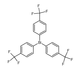 tris(4-(trifluoromethyl)phenyl)bismuthine结构式