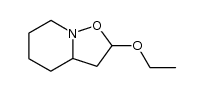 2-ethoxyhexahydro-2H-isoxazolo[2,3-a]pyridine结构式