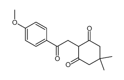 2-[2-(4-methoxyphenyl)-2-oxoethyl]-5,5-dimethylcyclohexane-1,3-dione Structure