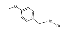(4-methoxybenzyl)mercury(II) bromide结构式
