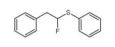 (1-fluoro-2-phenylethyl)(phenyl)sulfane结构式