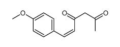 6-(4-methoxyphenyl)hex-5-ene-2,4-dione结构式