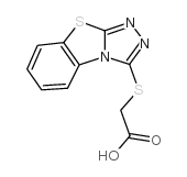 ([1,2,4]噻唑并[3,4-b][1,3]苯并噻唑-3-基硫代)乙酸结构式