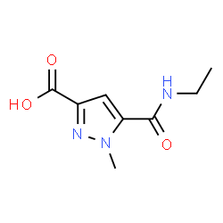 5-[(Ethylamino)carbonyl]-1-methyl-1H-pyrazole-3-carboxylic acid Structure