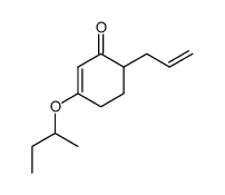 3-((1-methylpropyl)oxy)-6-(2-propenyl)-2-cyclohexen-1-one结构式