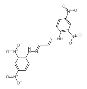 Ethanedial,1,2-bis[2-(2,4-dinitrophenyl)hydrazone] structure