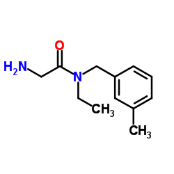 N-Ethyl-N-(3-methylbenzyl)glycinamide Structure