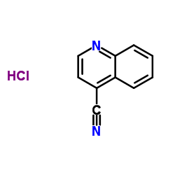 4-Quinolinecarbonitrile hydrochloride (1:1) Structure