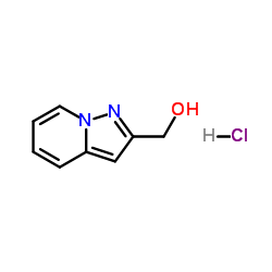 Pyrazolo[1,5-a]pyridin-2-ylmethanol hydrochloride (1:1)结构式