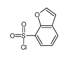Benzo[b]furan-7-sulfonyl chloride Structure