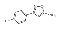 3-(4-溴苯基)异噻唑-5-胺结构式