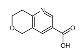 7,8-dihydro-5H-pyrano[4,3-b]pyridine-3-carboxylic acid Structure